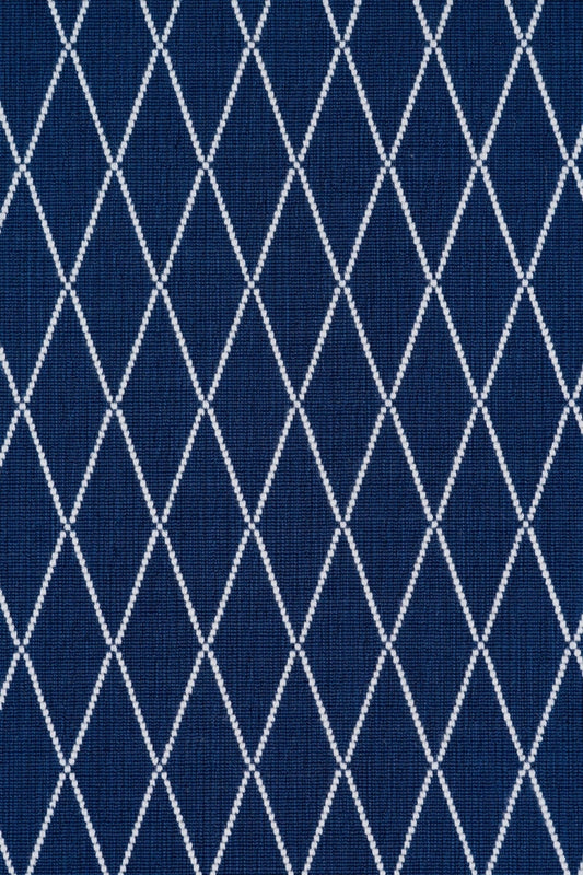 BLUE GEOMETRIC BROADLOOM CARPET