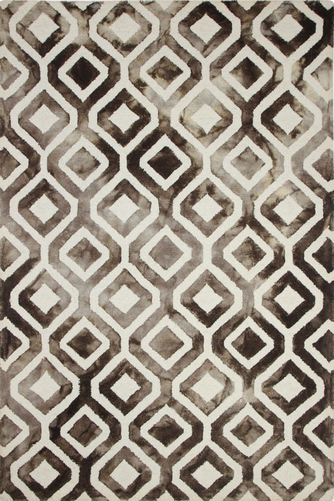 BROWN DIP DYED HAND TUFTED CARPET