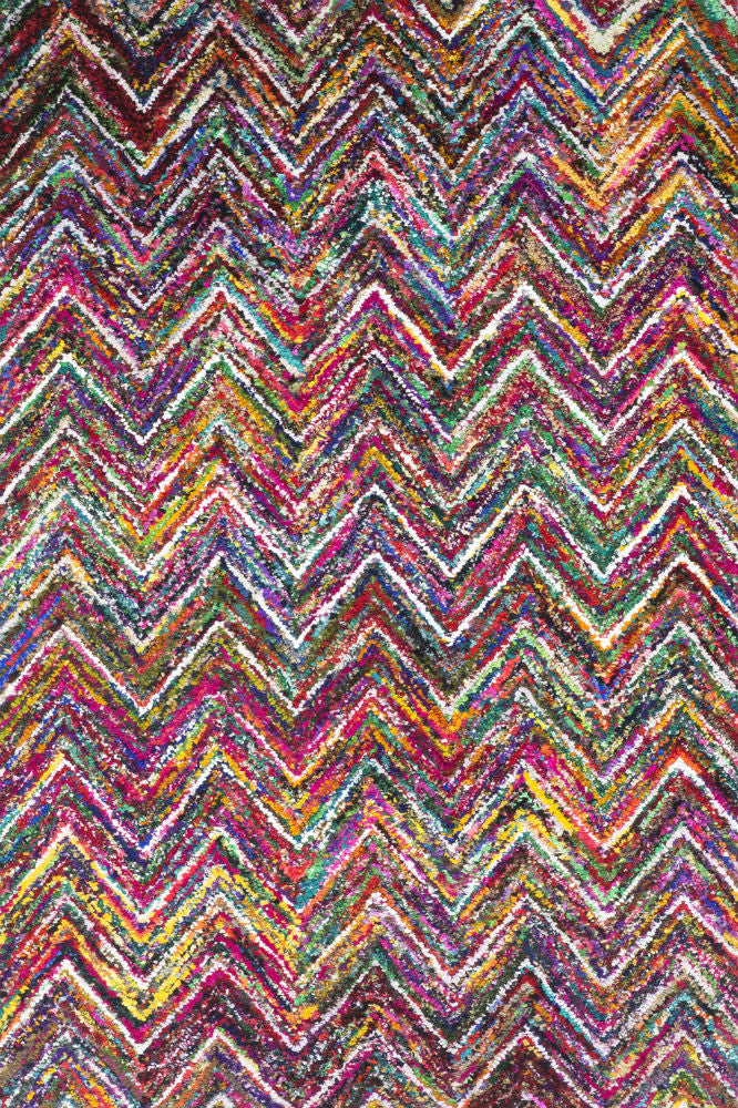 MULTICOLOR CHINDI HAND TUFTED CARPET