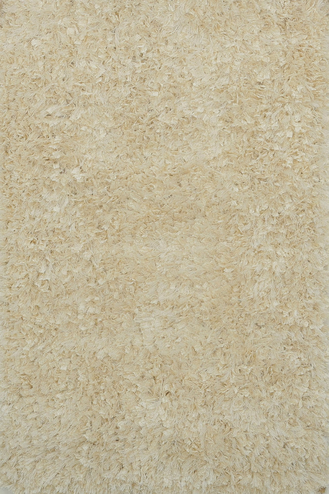 IVORY SHAGGY HAND MADE CARPET