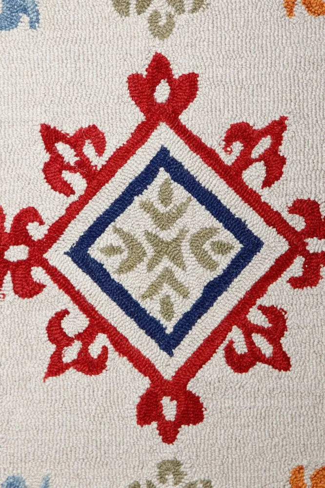 MULTICOLOR BEIGE TRADITIONAL HAND TUFTED CARPET - Imperial Knots