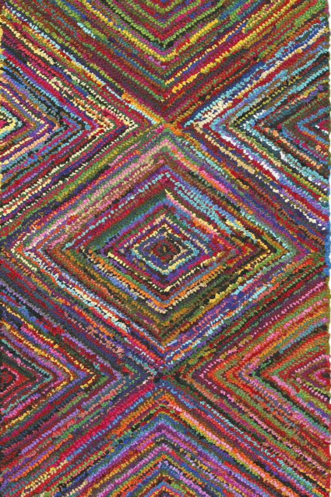 MULTICOLOR CHINDI HAND TUFTED RUG