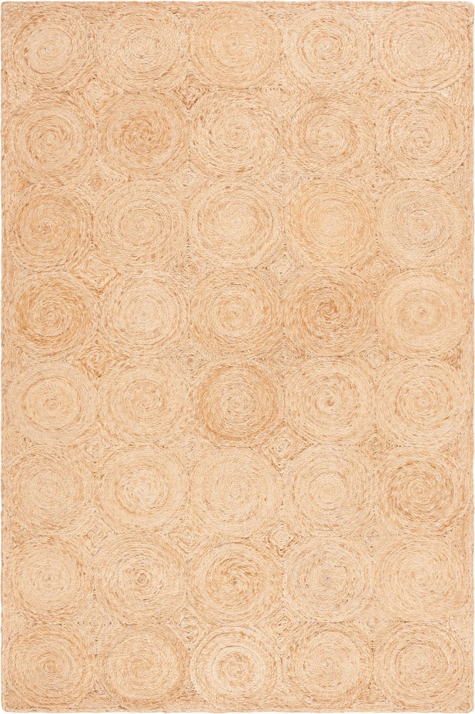 NATURAL GEOMETRIC JUTE HAND WOVEN DHURRIE