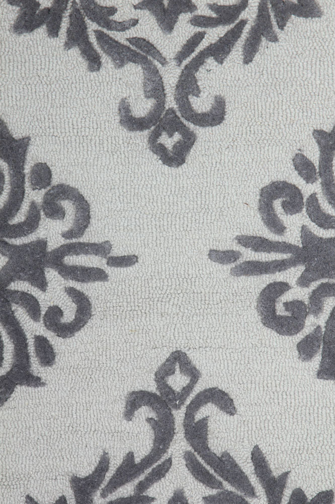 GREY BESPOKE HAND TUFTED CARPET - Imperial Knots