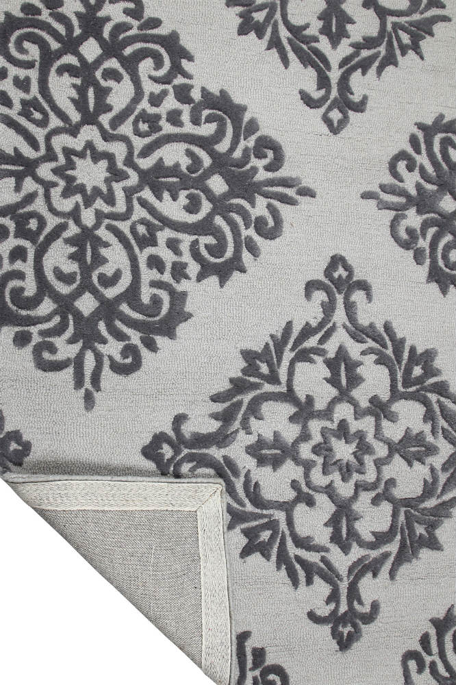GREY BESPOKE HAND TUFTED CARPET - Imperial Knots
