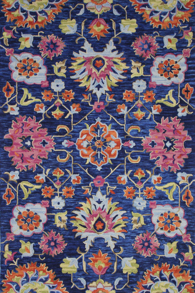 MULTICOLOR FLORAL HAND TUFTED CARPET
