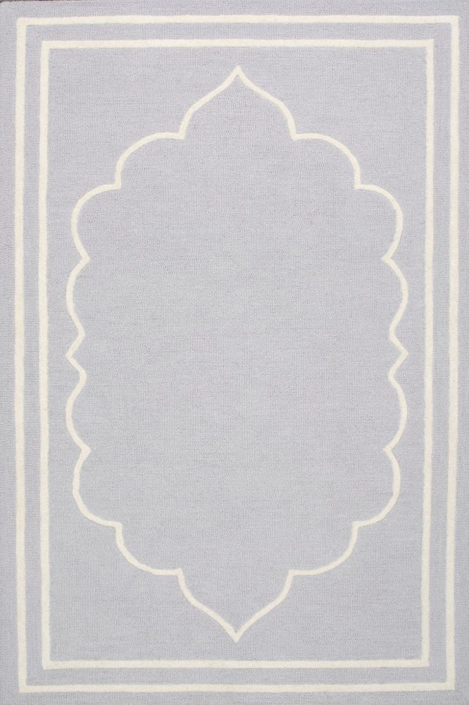 GREY TRADITIONAL HAND TUFTED CARPET