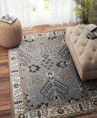 GREY PERSIAN HAND TUFTED CARPET - Imperial Knots