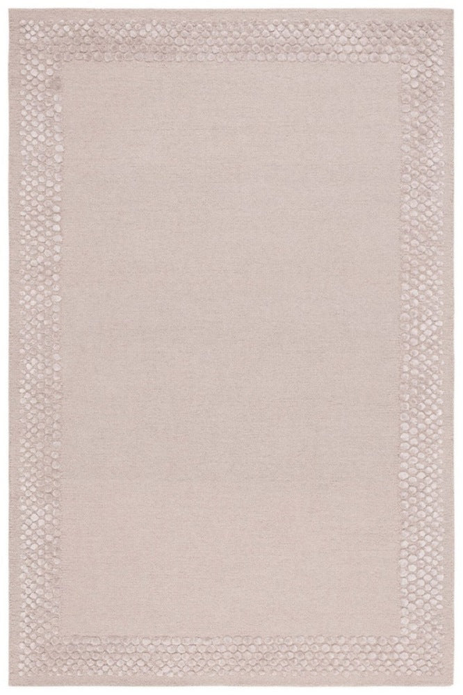 BEIGE SOLID HAND TUFTED CARPET