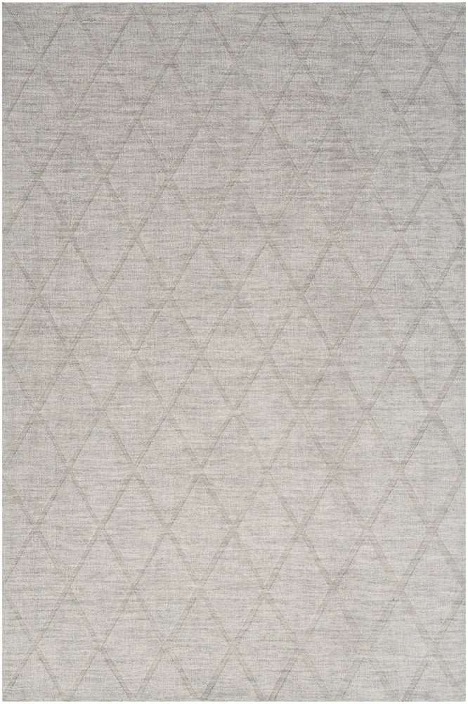 GREY SOLID HAND TUFTED RUG