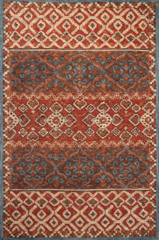 MULTICOLOR TRADITIONAL HAND TUFTED CARPET