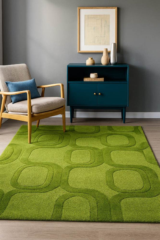 Green Modern Rug