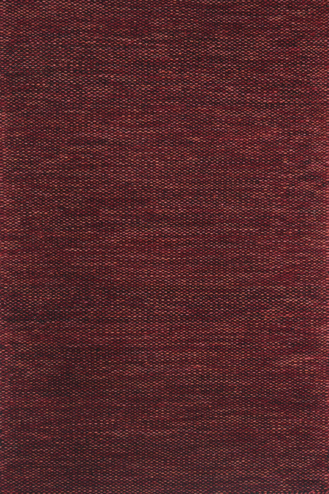 MAROON SOLID HAND WOVEN DHURRIE