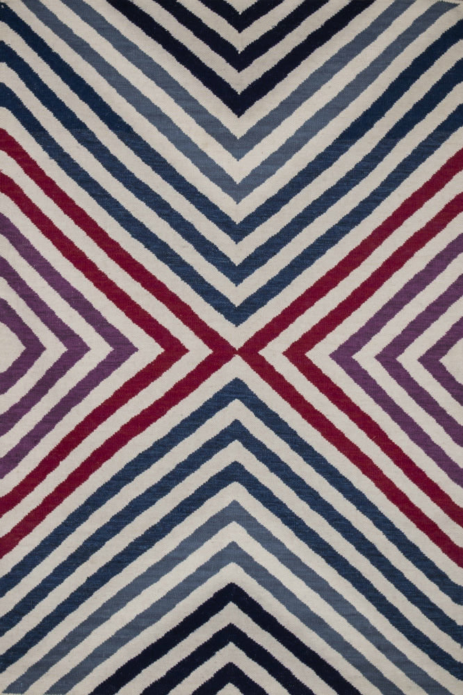 MULTICOLOR GEOMETRIC HAND WOVEN DHURRIE