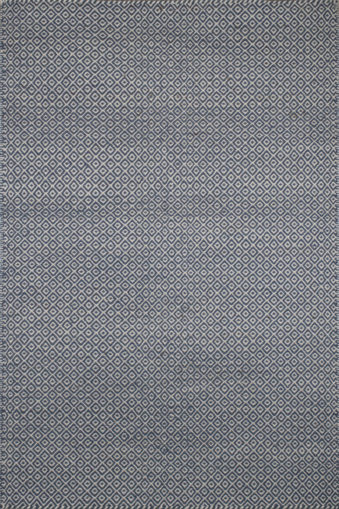 BLUE BESPOKE HAND WOVEN DHURRIE