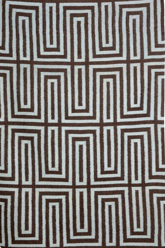 CHOCO MAZE HANDWOVEN RUG