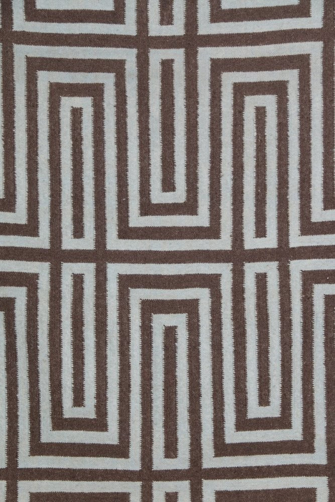 CHOCO MAZE HANDWOVEN RUG - Imperial Knots