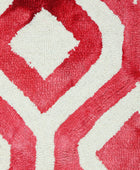 RED DIP DYED HAND TUFTED CARPET
