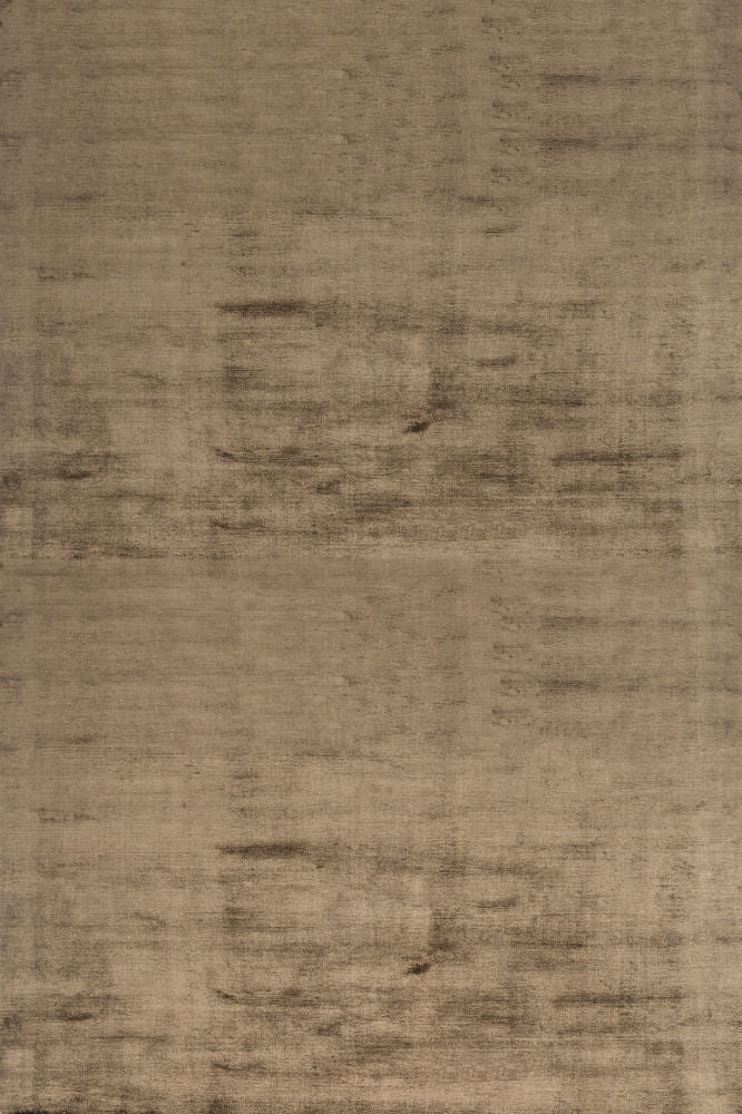 BEIGE SOLID HAND KNOTTED CARPET