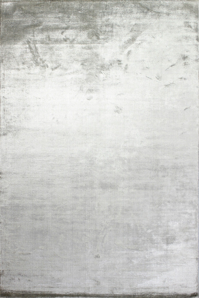 LIGHT GREY SOLID HAND KNOTTED CARPET