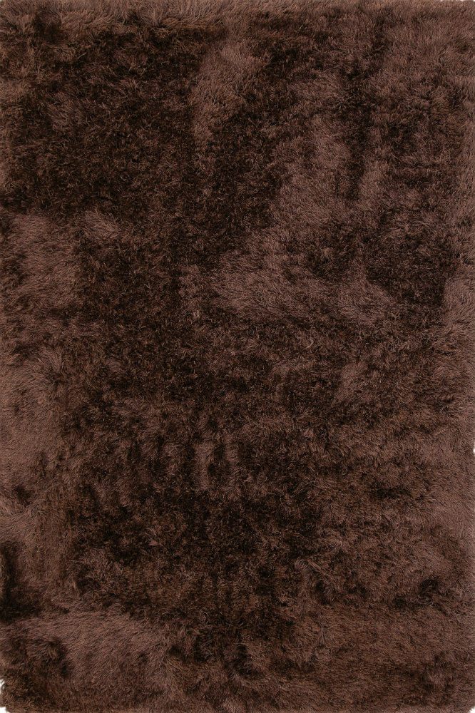 BROWN SHAGGY HAND MADE CARPET