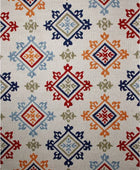 MULTICOLOR BEIGE TRADITIONAL HAND TUFTED CARPET