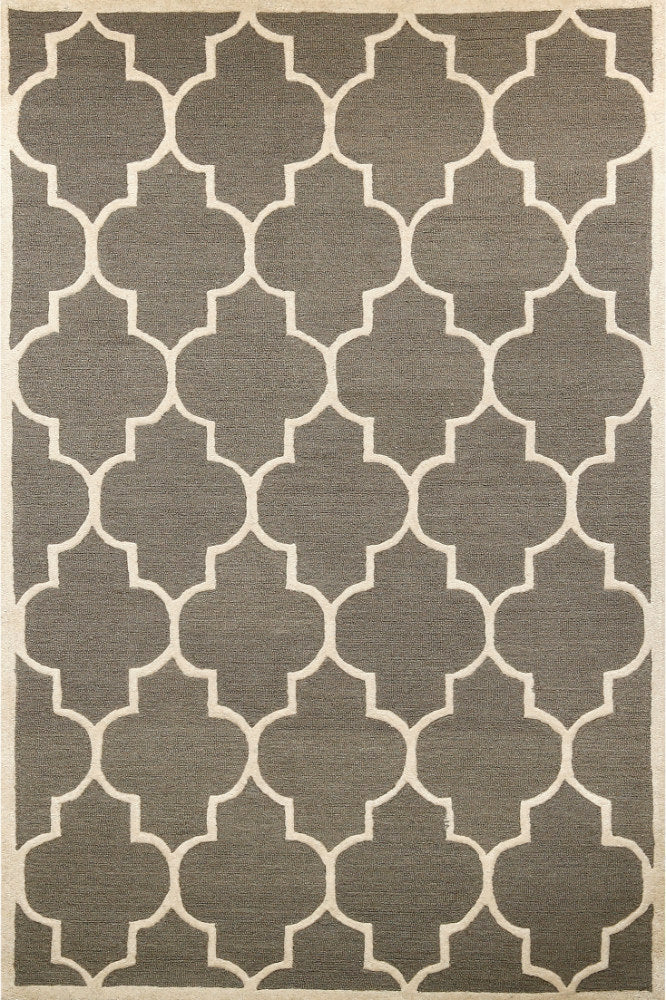 GREY MOROCCAN HAND TUFTED CARPET