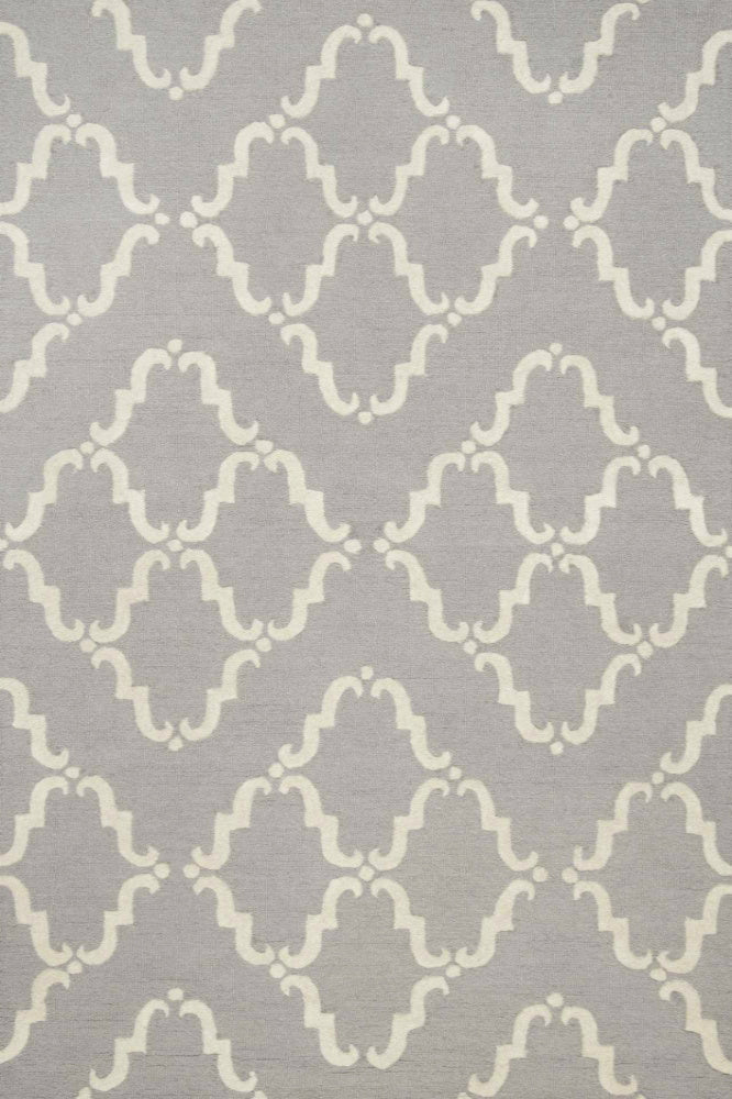 GREY MOROCCAN HAND TUFTED CARPET