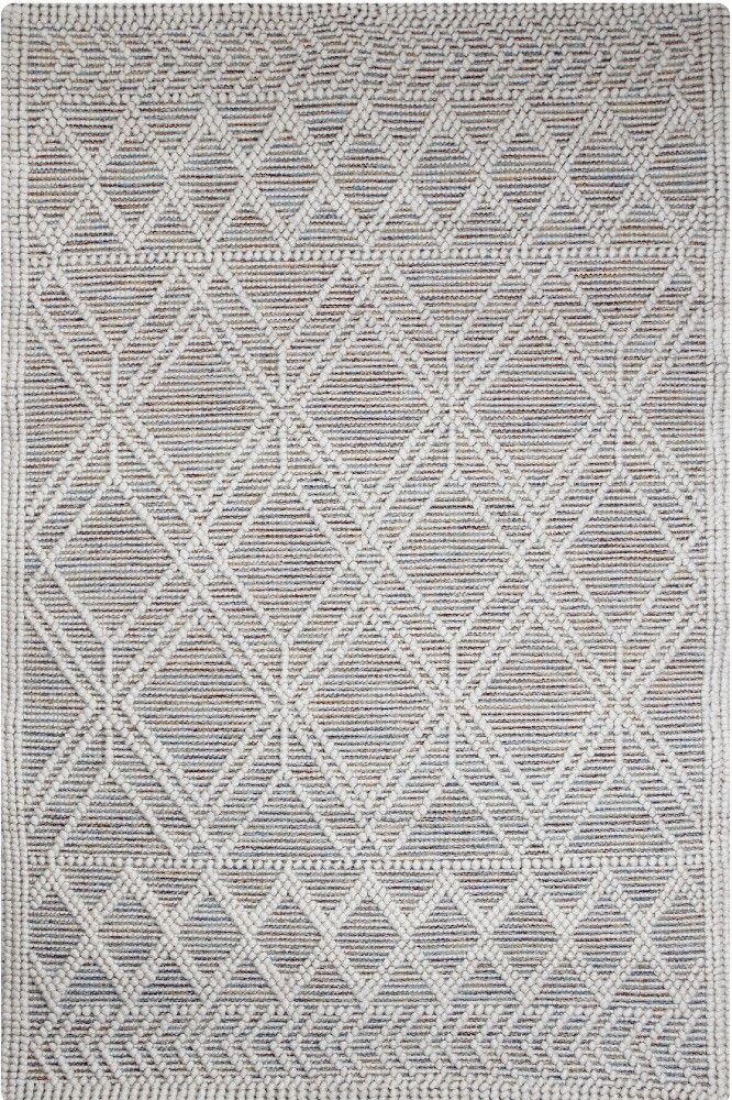 MULTICOLOR IVORY KILIM HAND WOVEN DHURRIE