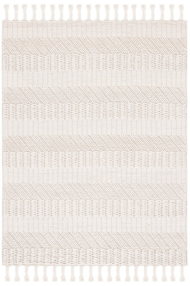 IVORY KILIM HAND WOVEN DHURRIE