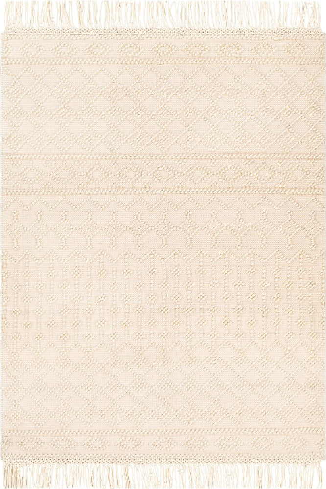 IVORY KILIM HAND WOVEN DHURRIE