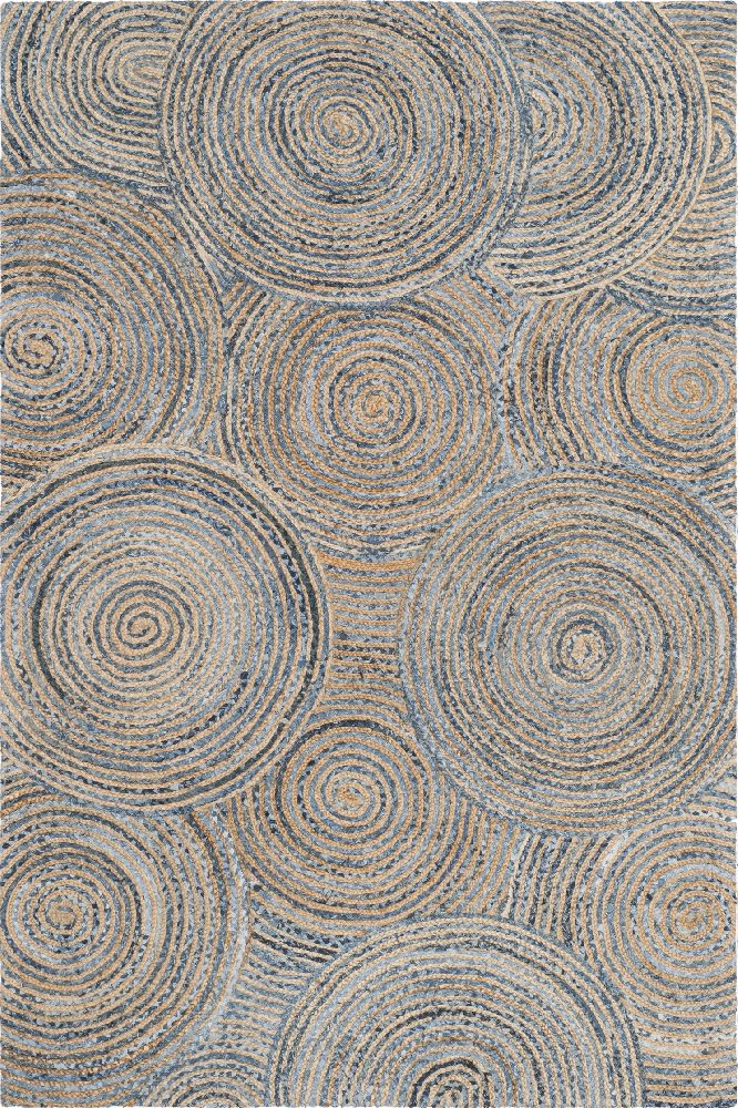 MULTICOLOR CHINDI AND JUTE KILIM HAND WOVEN DHURRIE