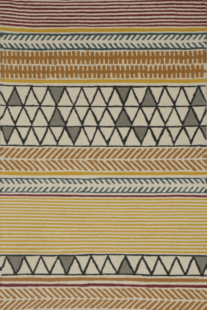 MULTICOLOR TRIBAL HAND TUFTED CARPET