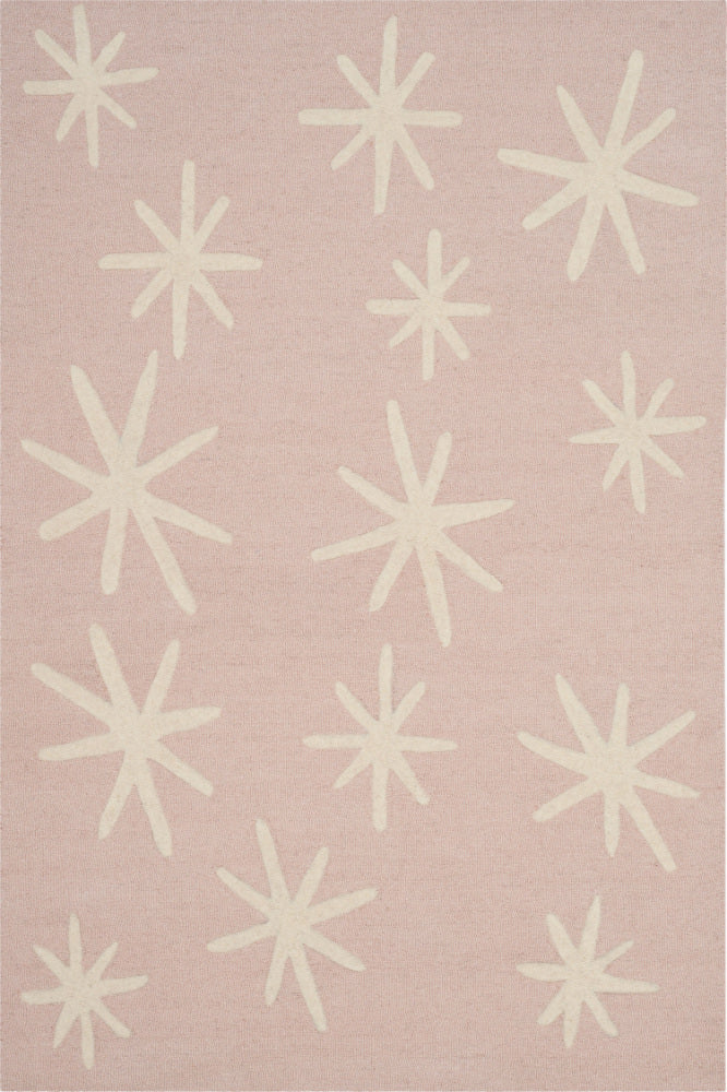 PINK AND IVORY KIDS HAND TUFTED CARPET
