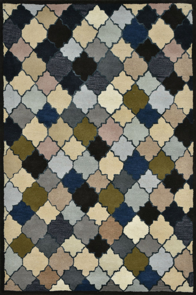 MULTICOLOR MOROCCAN HAND TUFTED CARPET