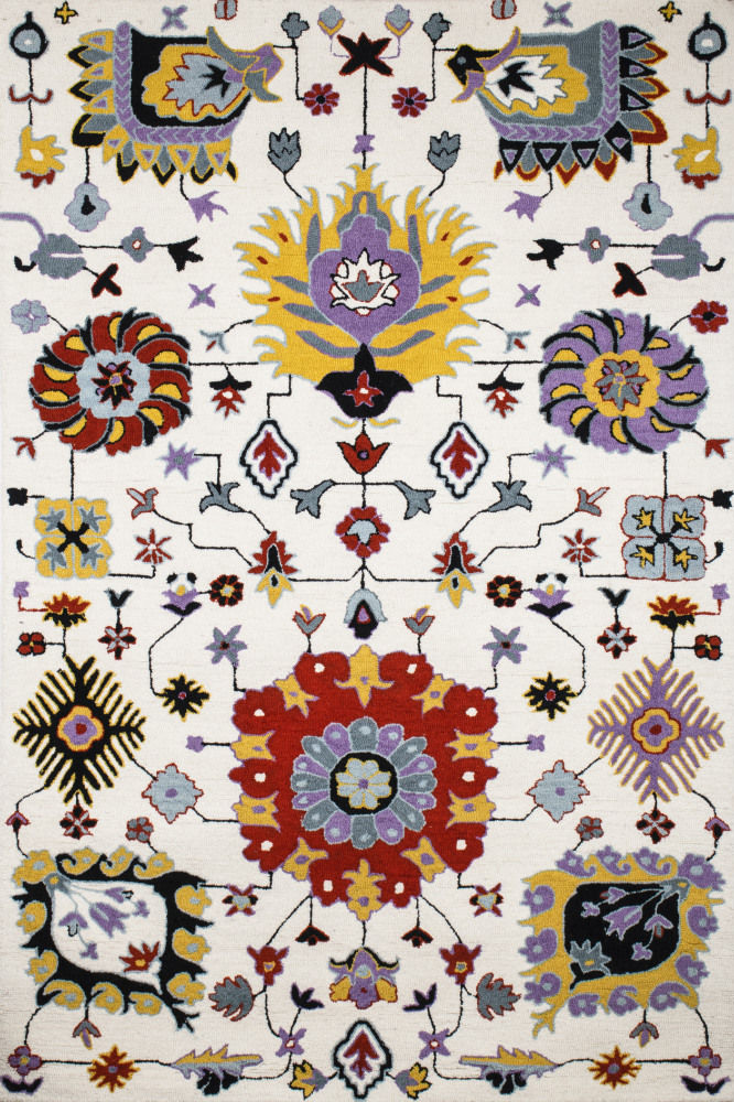 MULTICOLOR SUZANI HAND TUFTED CARPET