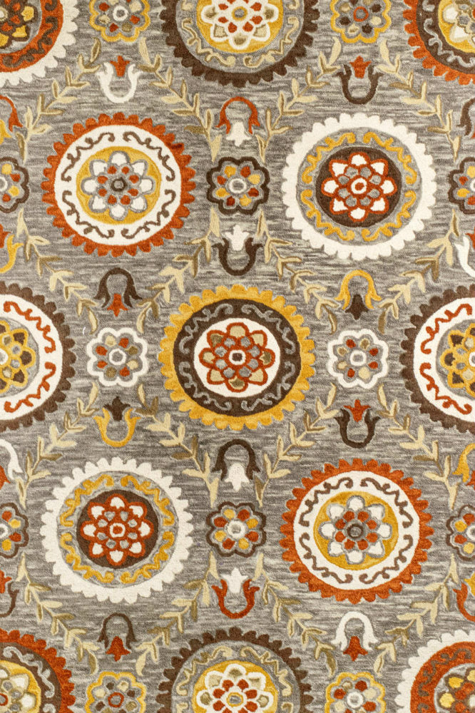 GREY SUZANI HAND TUFTED CARPET