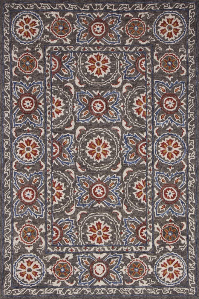 GREY SUZANI HAND TUFTED CARPET