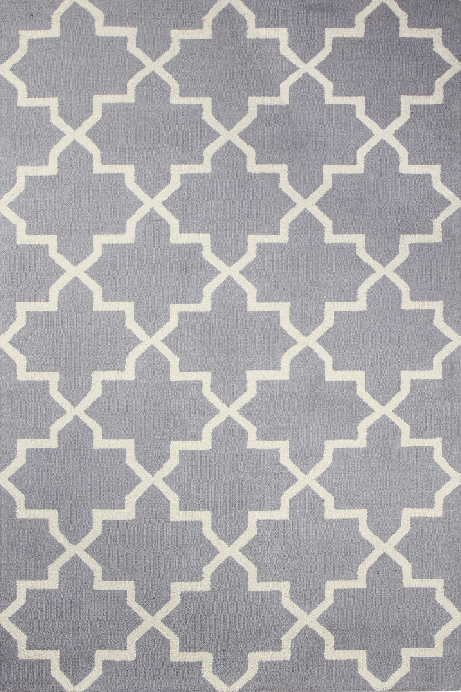 GREY MOROCCAN HAND TUFTED CARPET