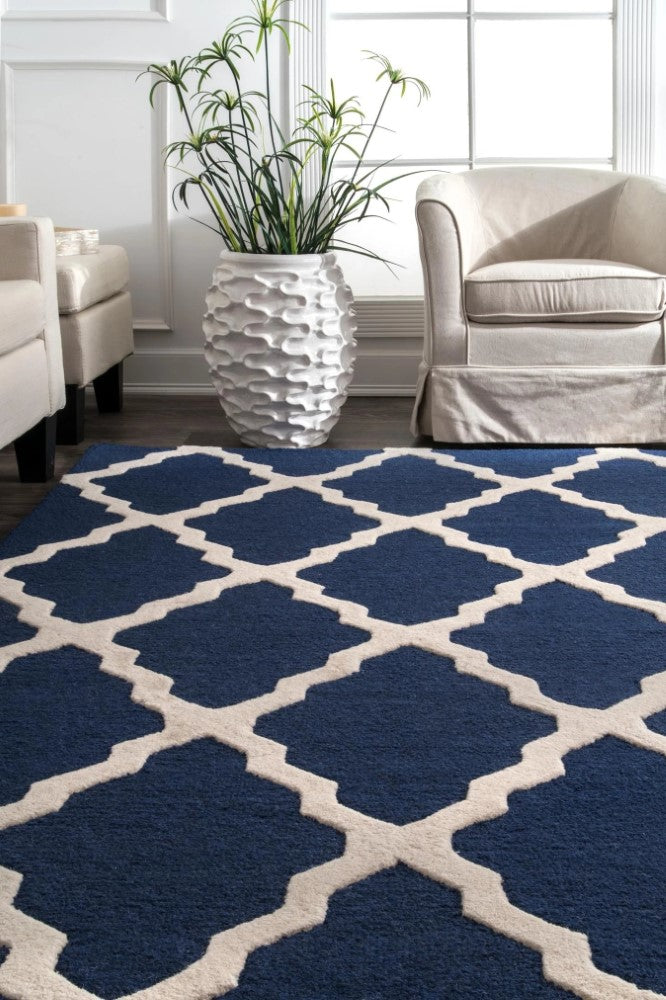 Blue Carpets & Rugs India
