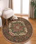 GREY AND PINK BESPOKE ROUND HAND TUFTED RUG