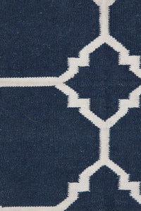 CHARCOAL KILIM HAND WOVEN DHURRIE by Imperial Knots - Image 3