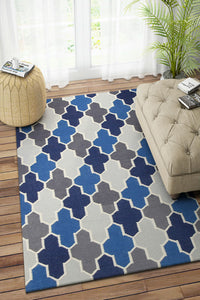 MULTICOLOR MOROCCAN HAND WOVEN DHURRIE by Imperial Knots - Image 2