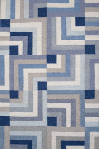 MULTICOLOR GEOMETRIC KILIM HAND WOVEN DHURRIE by Imperial Knots - Image 3