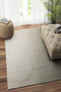 GREY DIAMOND GEOMETRIC HAND WOVEN DHURRIE by Imperial Knots - Image 2