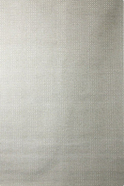GREY DIAMOND GEOMETRIC HAND WOVEN DHURRIE