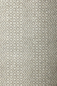 GREY DIAMOND GEOMETRIC HAND WOVEN DHURRIE by Imperial Knots - Image 3