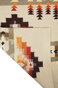 CAMEL MULTICOLOR HAND WOVEN KILIM DHURRIE by Imperial Knots - Image 4
