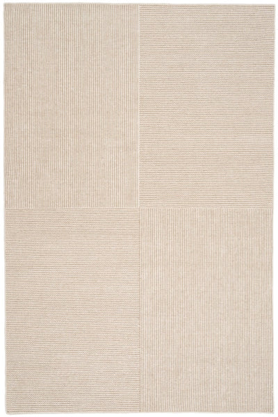 BEIGE GEOMETRIC HAND WOVEN DHURRIE