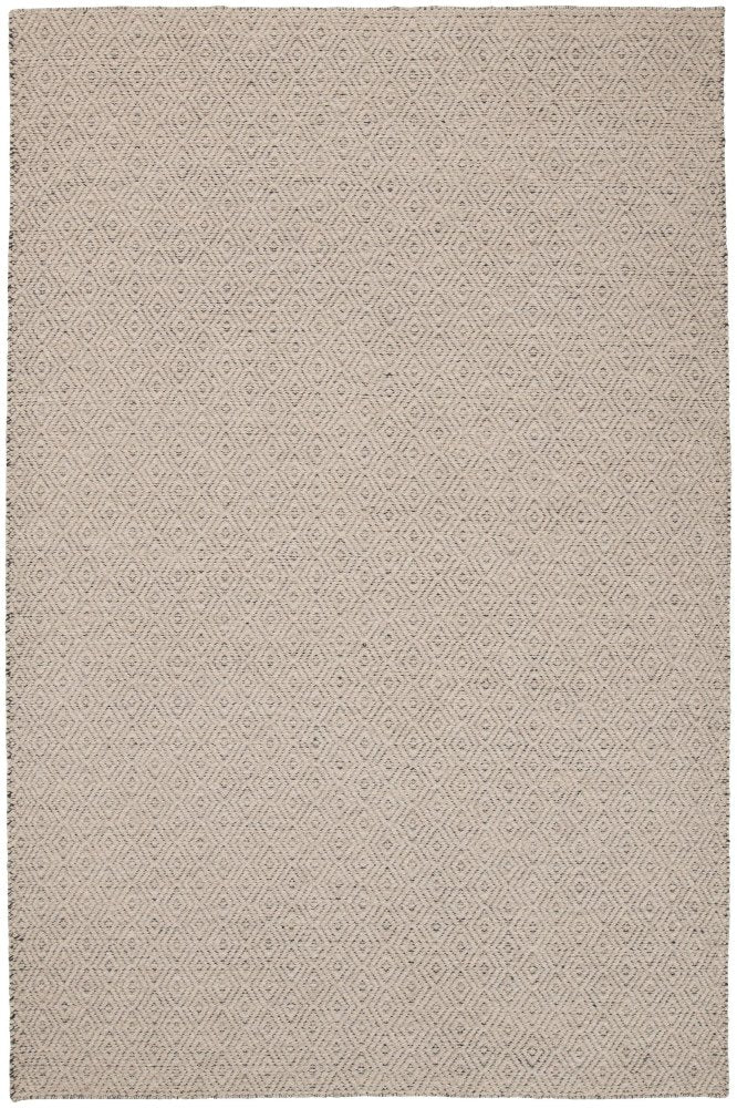 GREY GEOMETRIC HAND WOVEN DHURRIE